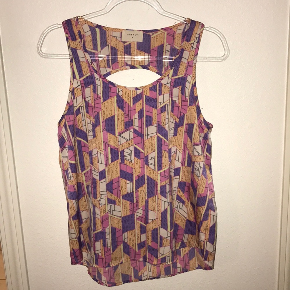 EVERLY open back top